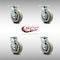 Service Caster 6 Inch SS Thermoplastic Rubber Wheel Swivel Caster Set with Roller Bearings SCC SCC-SS30S620-TPRRF-4 - alternate 5